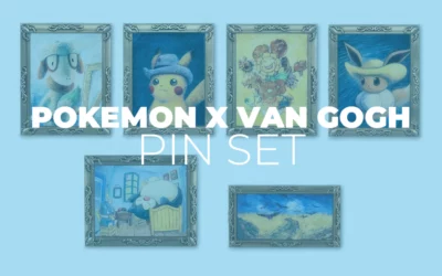 Pokémon Center × Van Gogh Museum Pin Collection